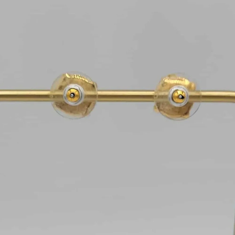 J Crew Green Stone Gold Tone Studs NWOT!  NEW!